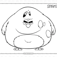 angry birds terrence coloring pages