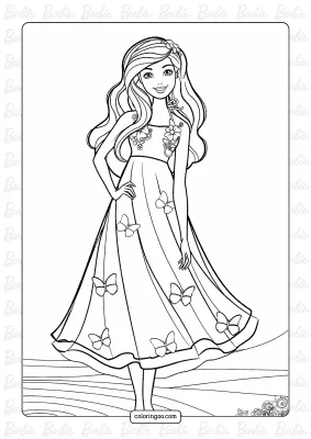 Barbie in a Butterfly Dress