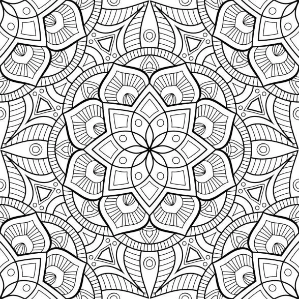beautiful mandala coloring pages pdf