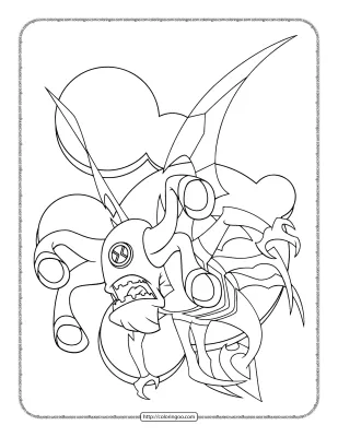Ben 10 Alien Coloring Pages