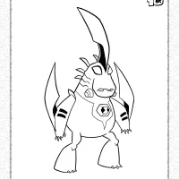 Ben 10 Big Chuck Biomnitrix Coloring Page 59 ben 10 big chuck biomnitrix coloring page