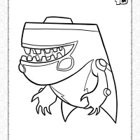 Ben 10 Biomnitrix Spitshock Coloring Page 57 ben 10 biomnitrix spitshock coloring page