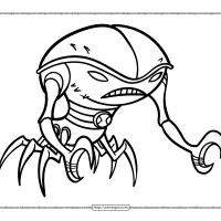 Ben 10 Brainstorm Coloring Page 61 ben 10 brainstorm coloring page