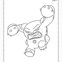 Ben 10 Cannonbolt Reboot Coloring Page for Kids 73 ben 10 cannonbolt reboot coloring page for kids