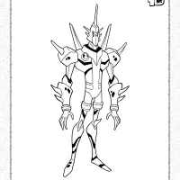 Ben 10 Chromastone Biomnitrix Coloring Pages 58 ben 10 chromastone biomnitrix coloring pages