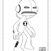 Ben 10 Echo Echo Pdf Coloring Page for Kids 12 ben 10 echo echo pdf coloring page for kids