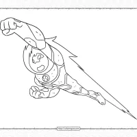 Ben 10 Heatblast Reboot Coloring Page for Kids 88 ben 10 heatblast reboot coloring page for kids