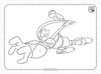 Ben 10 Heatblast Reboot Coloring Pages