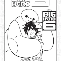 Big Hero 6 Coloring Sheet 3 big hero 6 coloring sheet