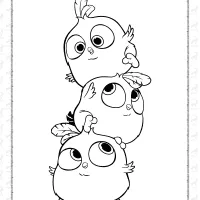 blue birds jay jake and jim coloring page