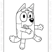 bluey bingo jump coloring page