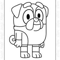 bluey winton coloring page