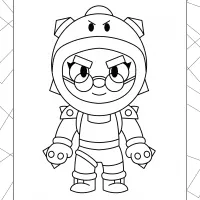 brawl stars rosa coloring pages