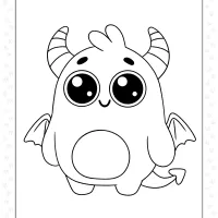 charming monster coloring pages
