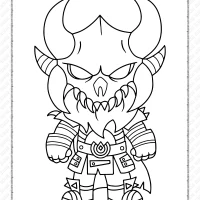 chibi fortnite coloring pages 19