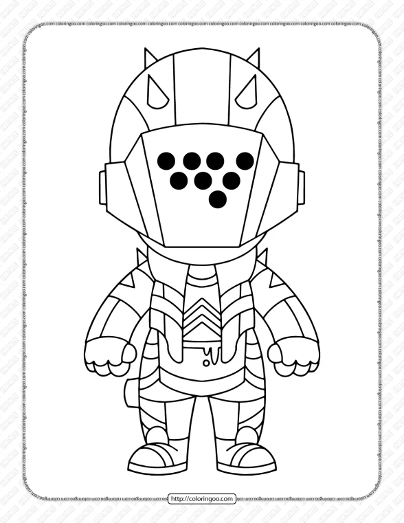 Chibi Fortnite Coloring Pages 20 1 chibi fortnite coloring pages 20