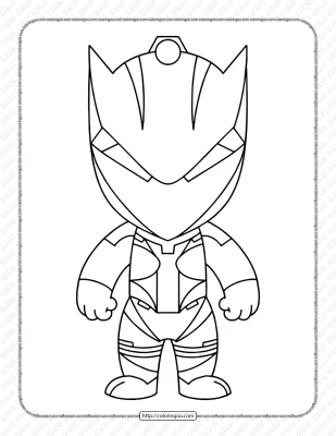 Chibi Fortnite Coloring Pages 23