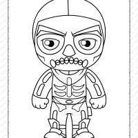chibi fortnite coloring pages 30