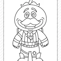 chibi fortnite coloring pages 31