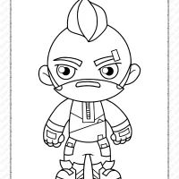 chibi fortnite coloring pages 32