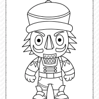 chibi fortnite coloring pages 37