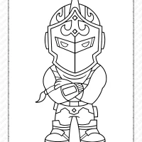 chibi fortnite coloring pages 38