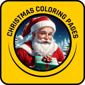 Free Printable Coloring Pages for Kids 1 christmas yellow button