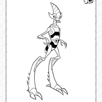 Crashhopper Omniverse Classic Coloring Page 45 crashhopper omniverse classic coloring page