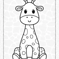 Cute Baby Giraffe Coloring Pages 10 cute baby giraffe coloring pages