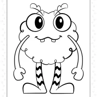 cute monster coloring pages