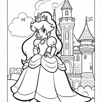 Cute Princess Peach from Super Mario 4 cute princess peach from super mario