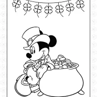 disney mickey mouse st patricks day