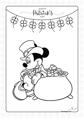 Disney Mickey Mouse St. Patrick’s Day