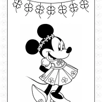 disney minnie mouse st patricks day