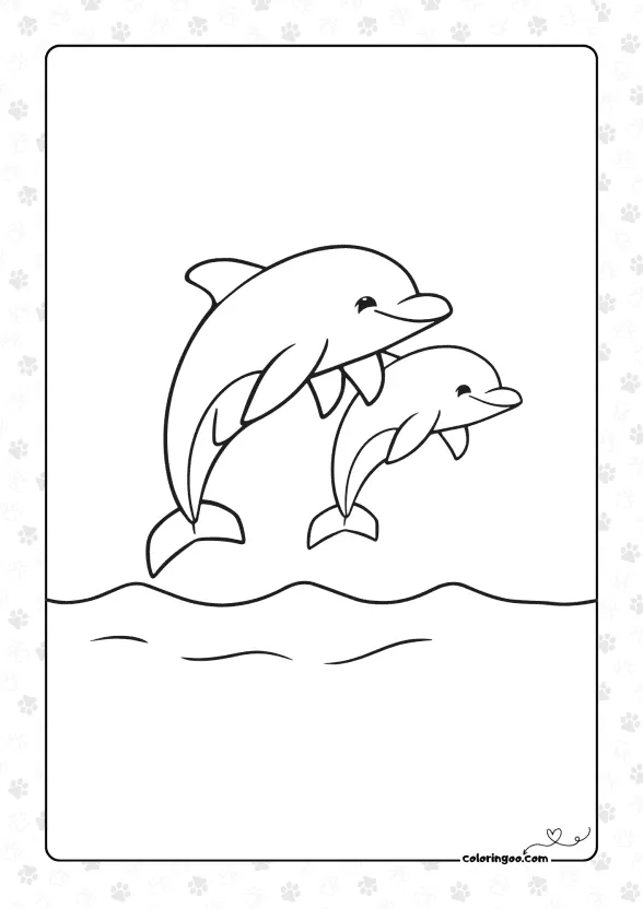 Dolphines in the Sea