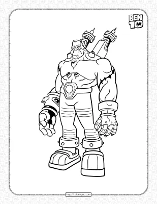 Dr Viktor Ben 10 Omniverse Coloring Pages