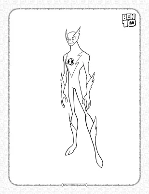 Fasttrack Omniverse Classic Coloring Page