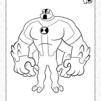 Four Arms Omniverse Reboot Coloring Sheet 37 four arms omniverse reboot coloring sheet