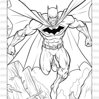 free batman coloring pages