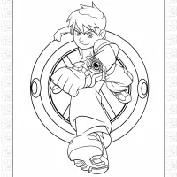 Free Ben 10 Coloring Sheet 10 free ben 10 coloring sheet