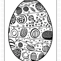 free easter egg coloring