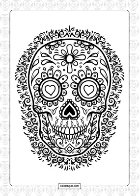 Free Sugar Skull Illustration