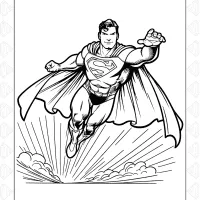 free superman coloring pages