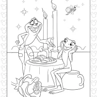 Free The Princess and the Frog Coloring Pages 15 free the princess and the frog coloring pages