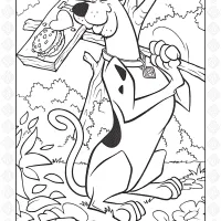 free to print scooby doo coloring pages