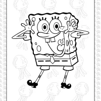 funny spongebob coloring pages