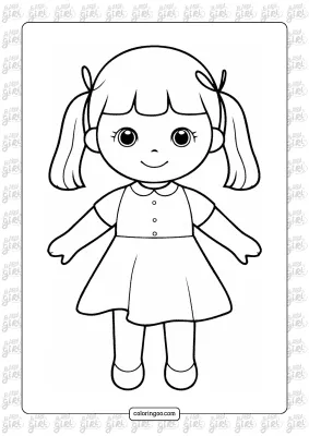 Girls Coloring Pages 03