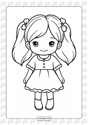 Girls Coloring Pages 05