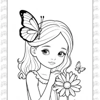 girls coloring pages 09