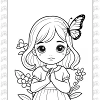 girls coloring pages 10
